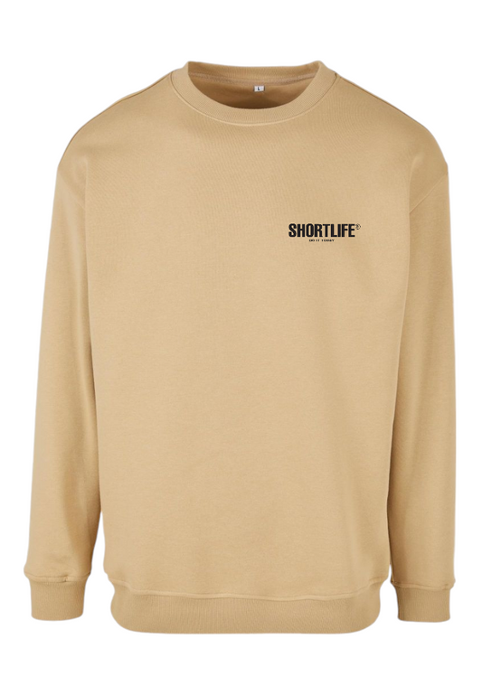 SHORTLIFE CREWNECK SMALL POCKET LOGO