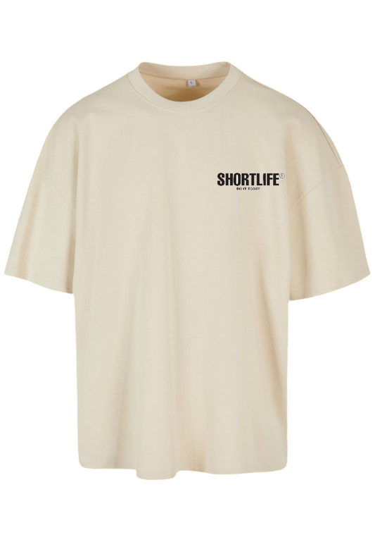 SHORTLIFE HEAVY BOX TEE SANDGLASS BACK