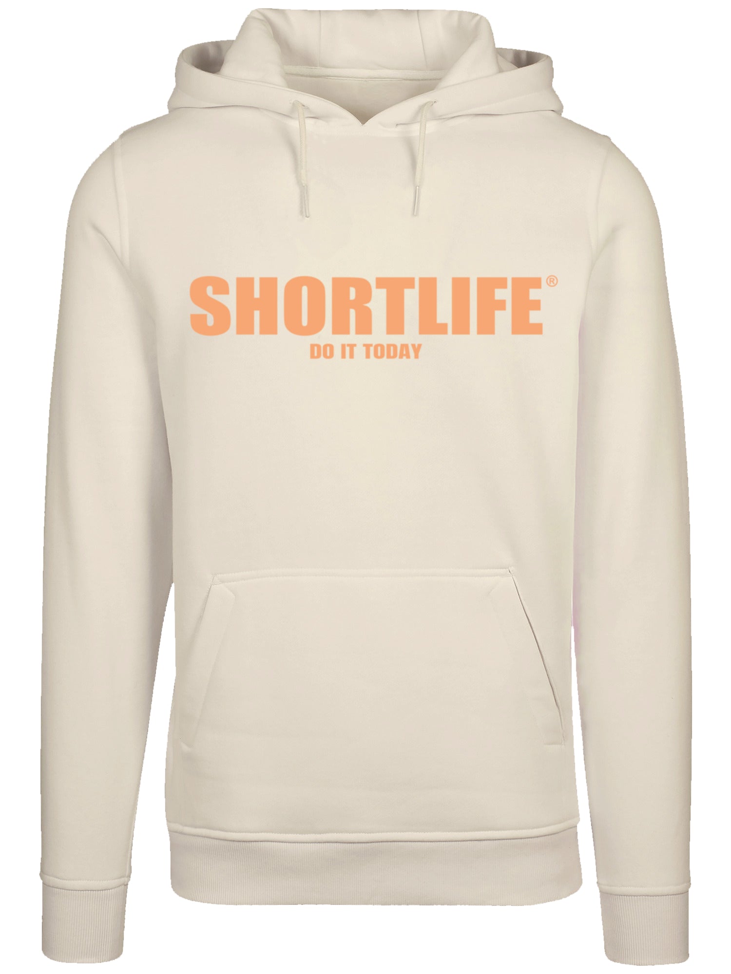 Chic Shortlife orange and Quote orange with Fitted heavy hoody